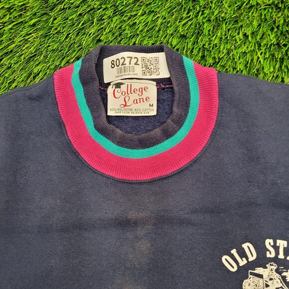 Vintage 80s Old-Stage Campground Sweatshirt Womens M 20x24 - Picture 14 of 16